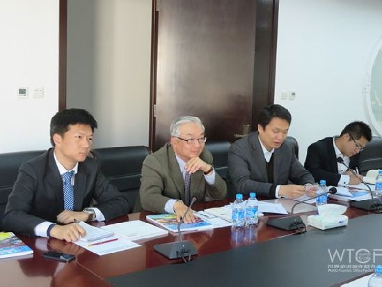 世界旅游城市联合会副秘书长参观联合会秘书处并与中国银联代表团会晤