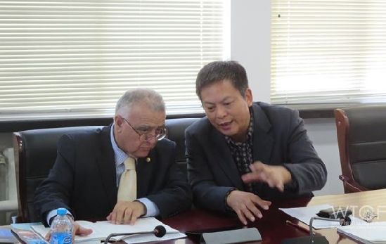 世界旅游城市联合会副秘书长参观联合会秘书处并与中国银联代表团会晤