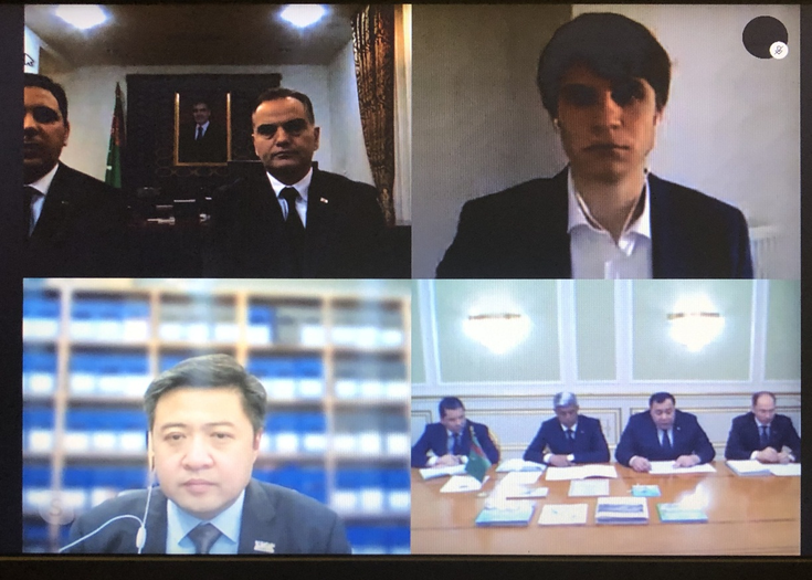 世界旅游城市联合会应邀与土库曼斯坦阿什哈巴德市开展视频会议