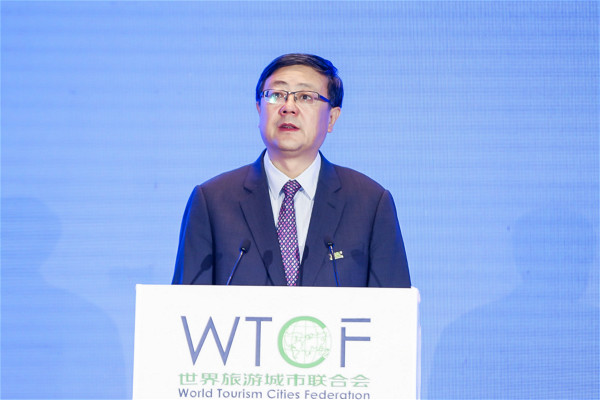 世界旅游城市联合会理事会主席、北京市市长陈吉宁：积极行动努力创新 共创世界旅游复苏与繁荣