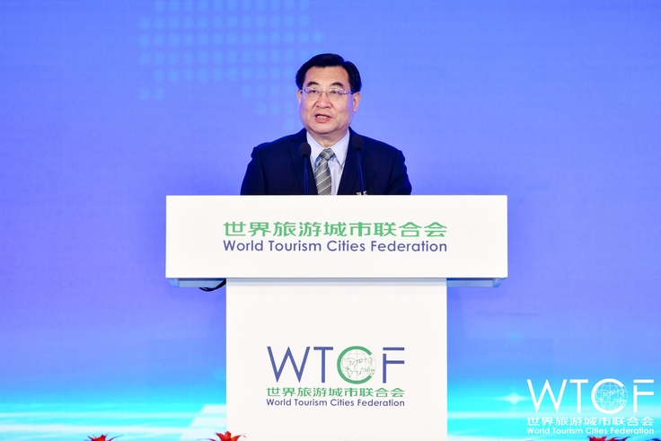 中国文化和旅游部部长胡和平:愿与各国携手推进国际旅游交流合作 共促旅游业高质量发展 中国文化和旅游部部长胡和平:愿与各国携手推进国际旅游交流合作 共促旅游业高质量发展_fororder_胡和平新