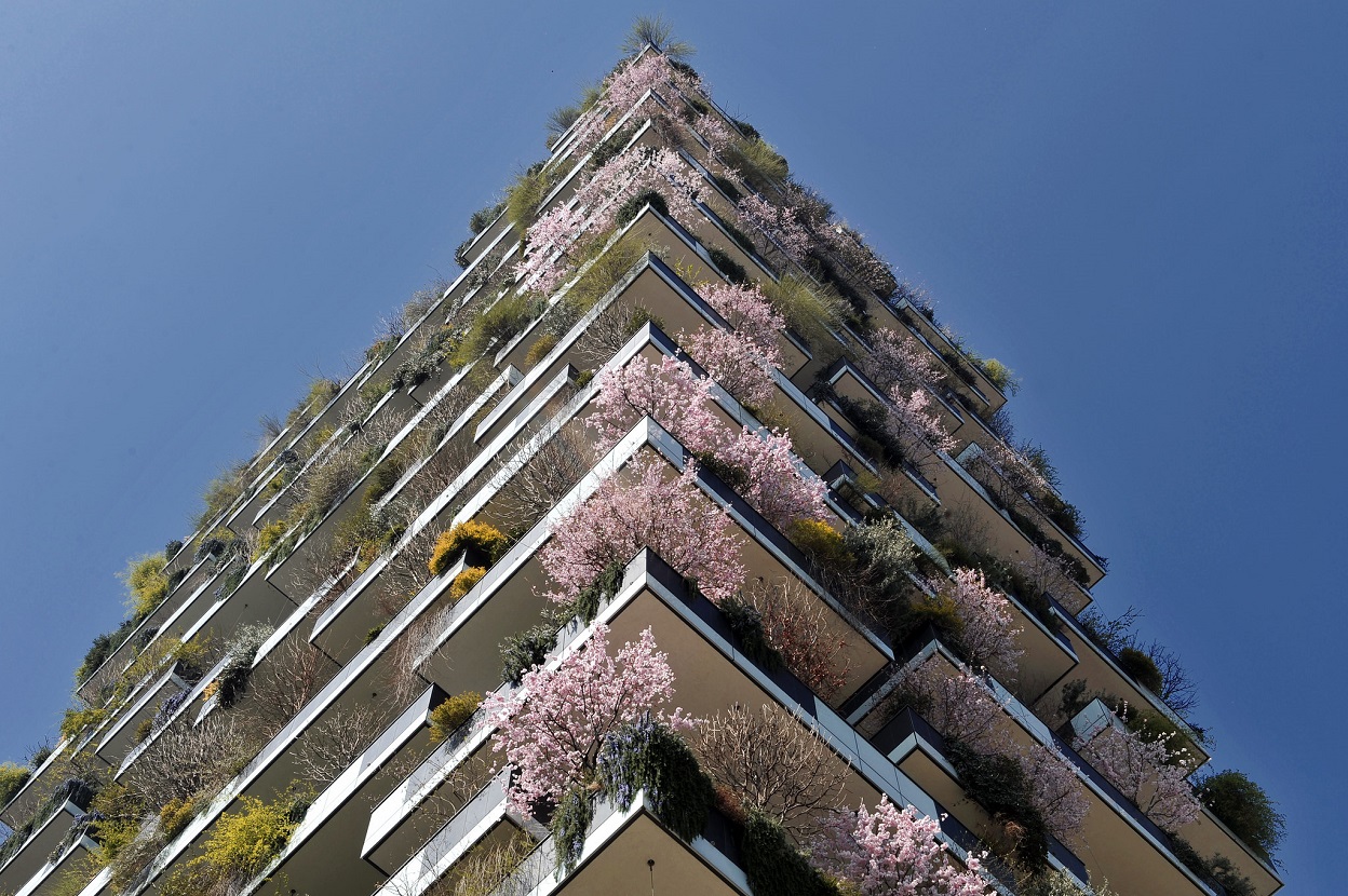 徜徉春花烂漫的米兰_fororder_Bosco Verticale