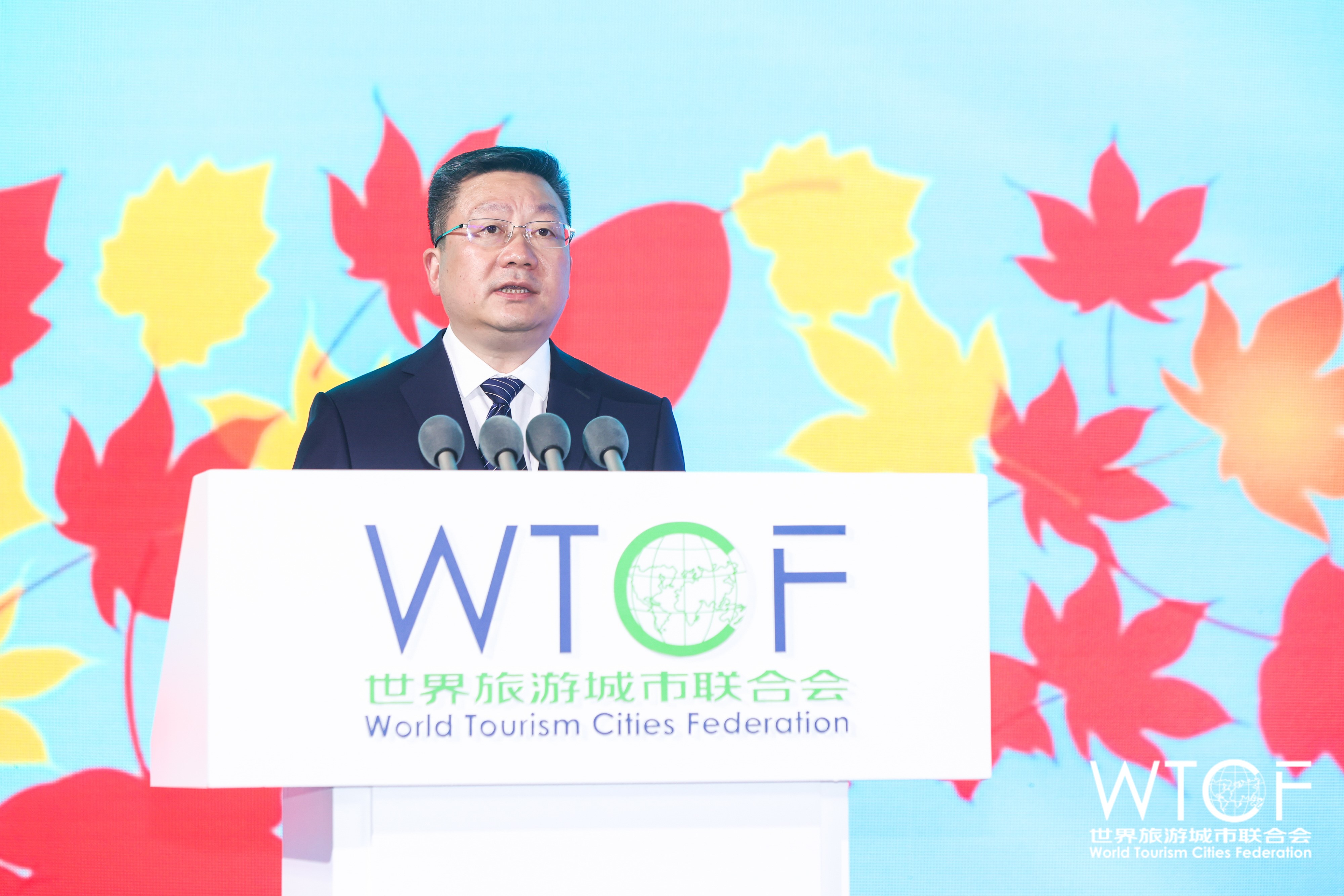2023世界旅游城市联合会长沙香山旅游峰会欢迎晚宴在长沙举办_fororder_0001