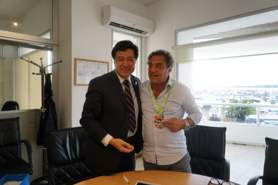 联合会秘书长宋宇率团出访巴西和乌拉圭